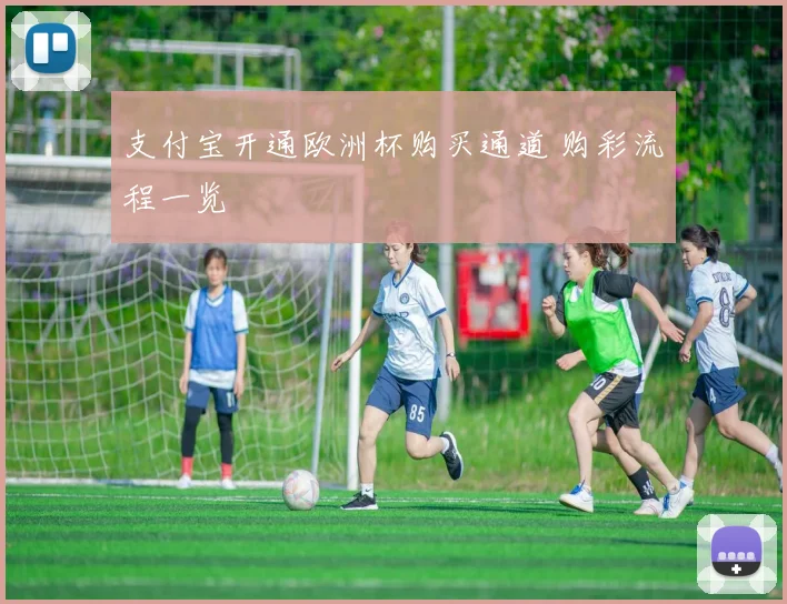 支付宝开通欧洲杯购买通道 购彩流程一览
