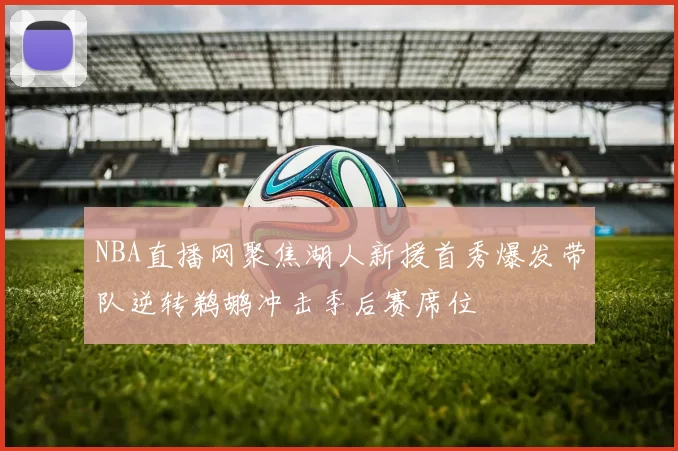 NBA直播网聚焦湖人新援首秀爆发带队逆转鹈鹕冲击季后赛席位